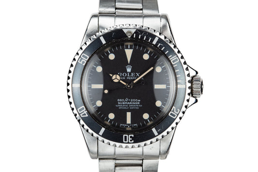 1970 Rolex Submariner 5512 Serif Dial