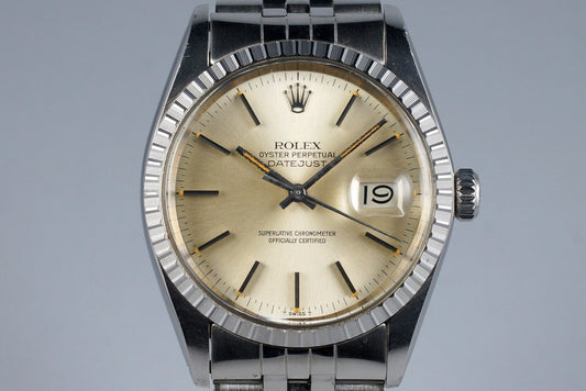 1978 Rolex DateJust 16030 Silver Dial