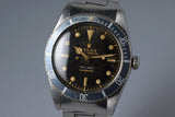 1958 Rolex Submariner 5508 Exclamation Dial