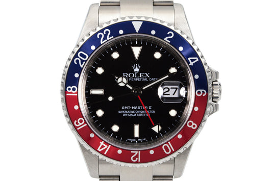 2003 Rolex GMT II 16710 with Box and Papers