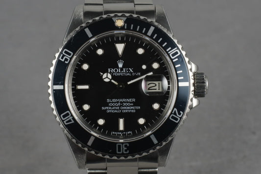 1986 Rolex Submariner 16800