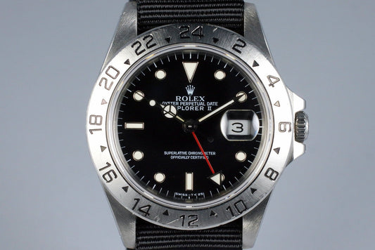 1991 Rolex Explorer II 16570 Black Dial