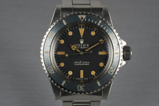 1971 Rolex Submariner 5513 with Box and Papers