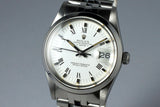 1982 Rolex Date 15000 White Roman Dial