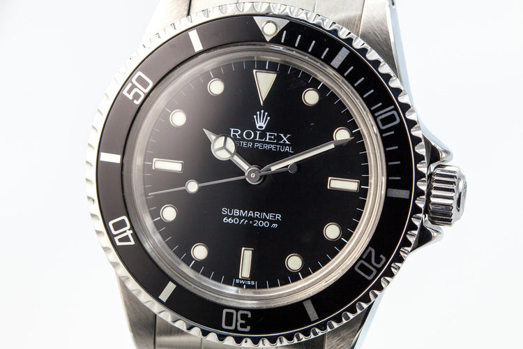 1985 Rolex Submariner 5513 with Black Service Dial