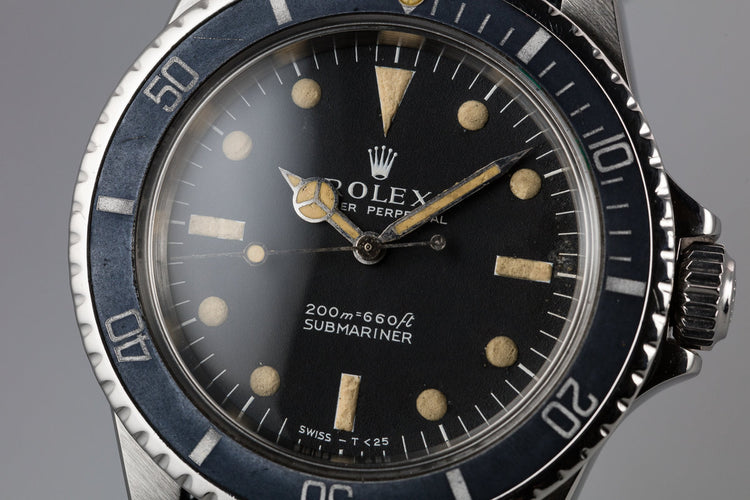 1966 Rolex Submariner 5513 Meters First Dial