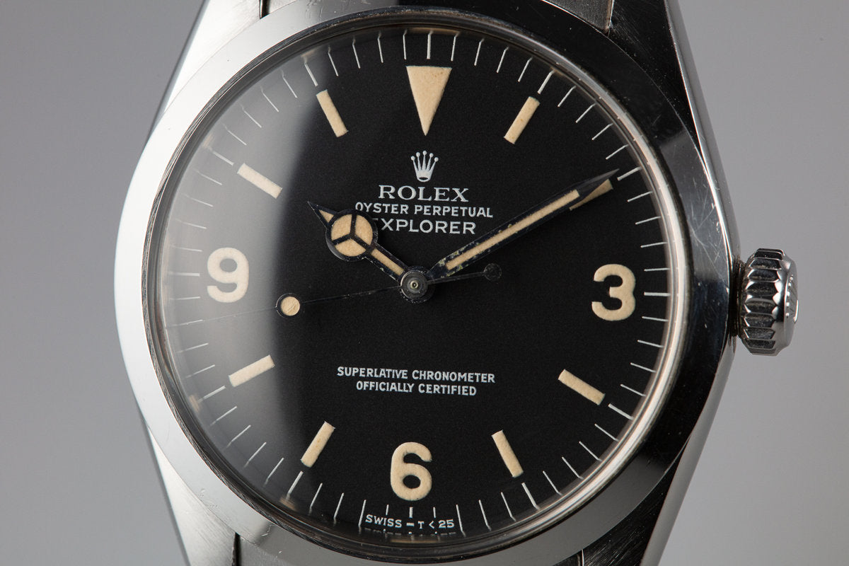 HQ Milton 1974 Rolex Explorer 1016 Matte Dial with Box and