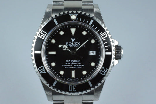 2005 Rolex Sea Dweller 16600T with Box and Papers