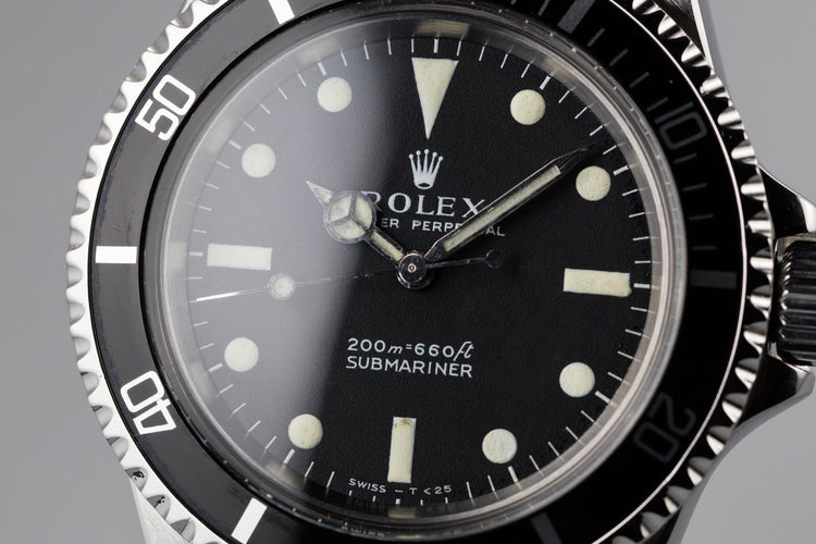 1967 Rolex Submariner 5513 with Service Papers
