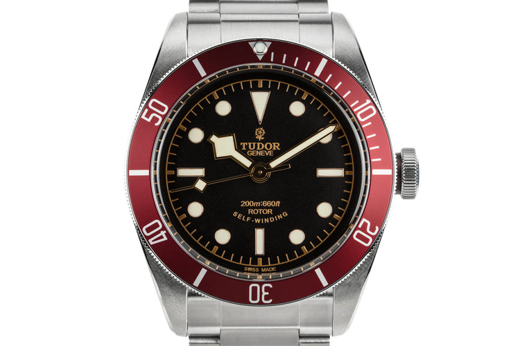 2017 Tudor Black Bay 79220R with Red Bezel Insert and Box and Papers