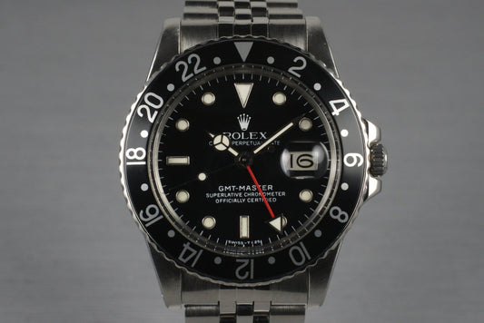 1979 Rolex GMT 16750 with Box and RSC Papers