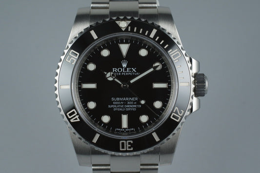 2010 Rolex Submariner 114060 with Box and Papers