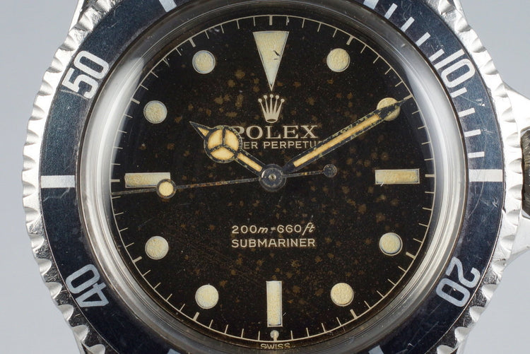1961 Rolex Submariner 5512 PCG Gilt Chapter Ring Dial