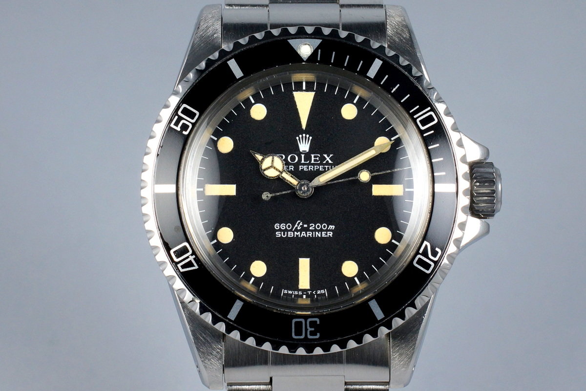 HQ Milton - 1968 Rolex Submariner 5513, Inventory #6876, For Sale