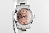 2007 Rolex Mid Size Oyster Perpetual 177200 Salmon Dial