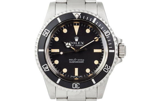 1978 Rolex Submariner 5513 Serif Dial