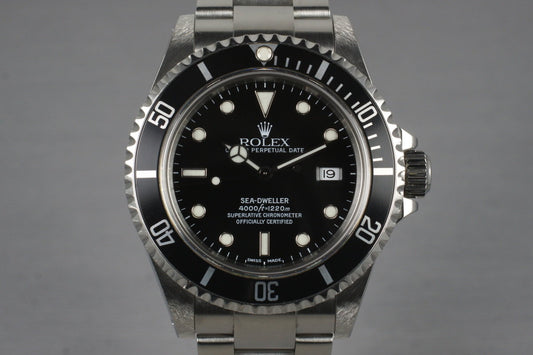 2000 Rolex Sea Dweller 16600