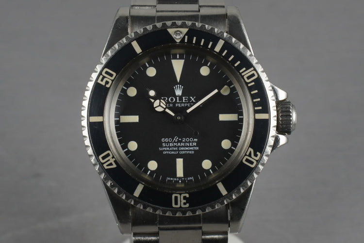 Rolex Submariner  5512 with Box and Papers