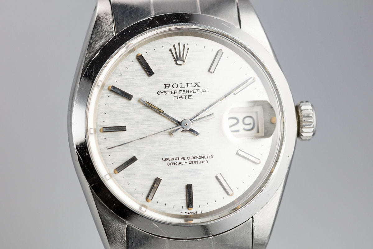 HQ Milton - 1970 Rolex Date 1500 Silver Mosaic Dial, Inventory