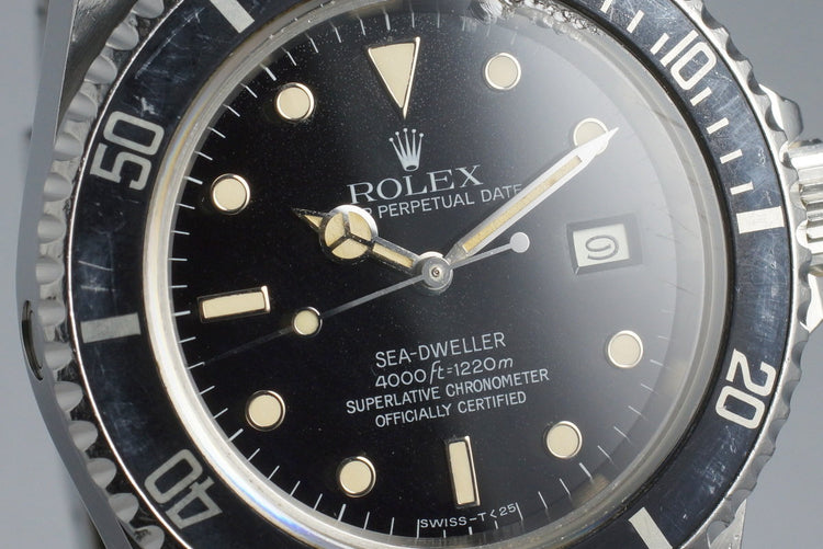 1984 Rolex Sea Dweller 16660 with Box and Papers