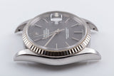 1994 Unpolished Rolex DateJust 16234 with Gray Dial