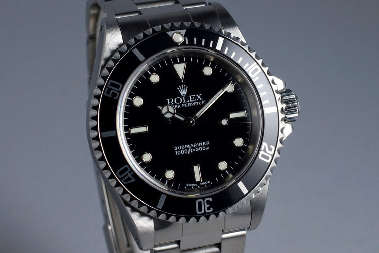 2002 Rolex Submariner 14060M with Box and Papers