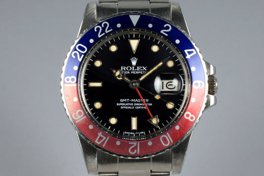 1984 Rolex GMT 16750 No-Date Spider Dial