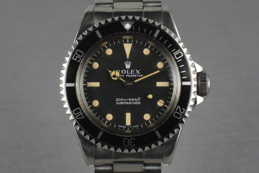 Rolex Submariner 5513 Meters First with creamy markers