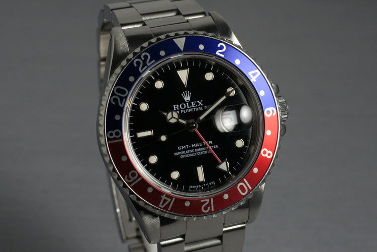 1989 Rolex GMT 16700 with Box and Papers