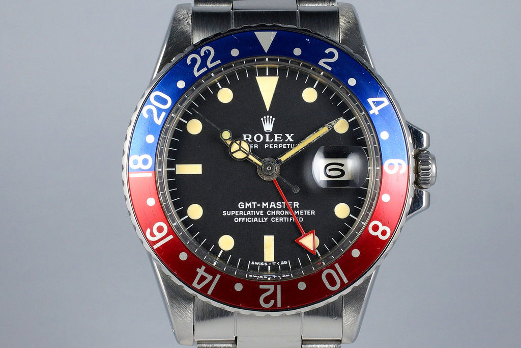 1971 Rolex GMT 1675 with All Red Arrow Hand