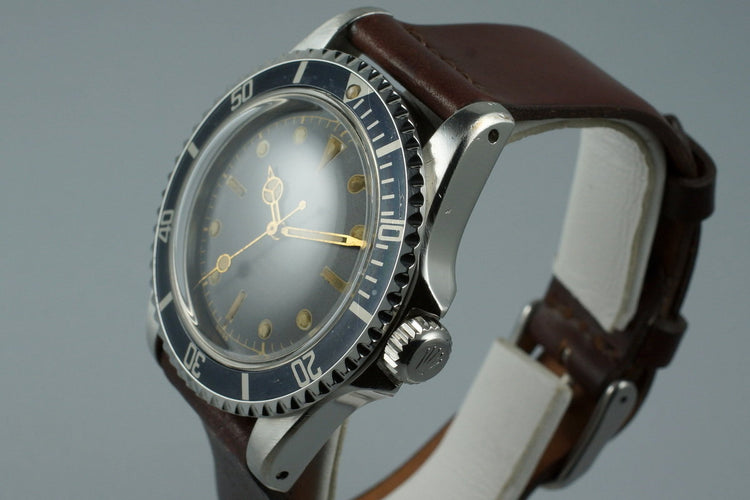 1961 Tudor Submariner 7928 PCG Gilt Chapter Ring Exclamation Dial
