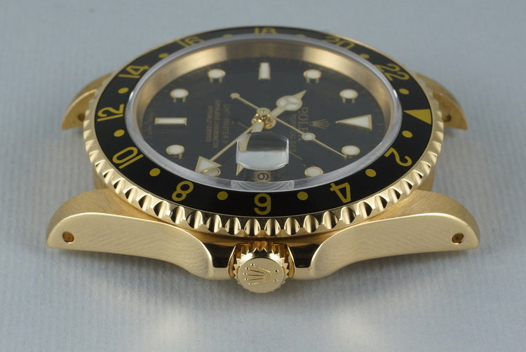 1994 Rolex YG GMT II 16718 with Box and Papers