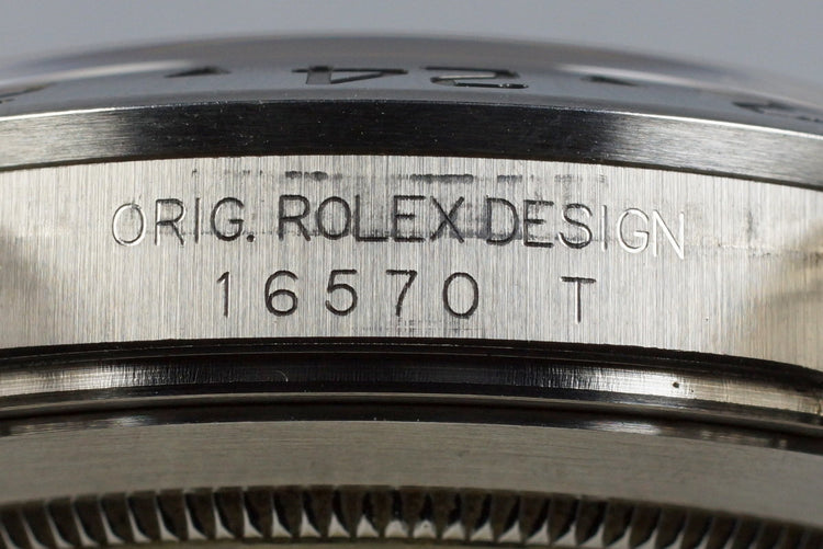 2005 Rolex Explorer II 16570 White Dial