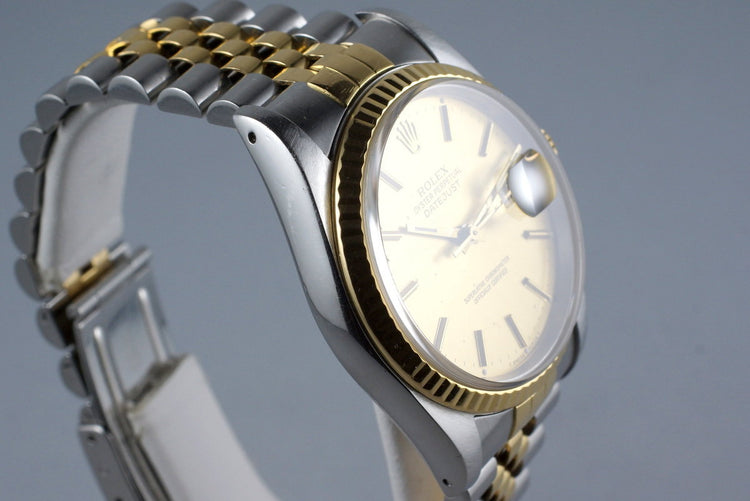 1988 Rolex Two Tone DateJust 16233 with Box and Papers