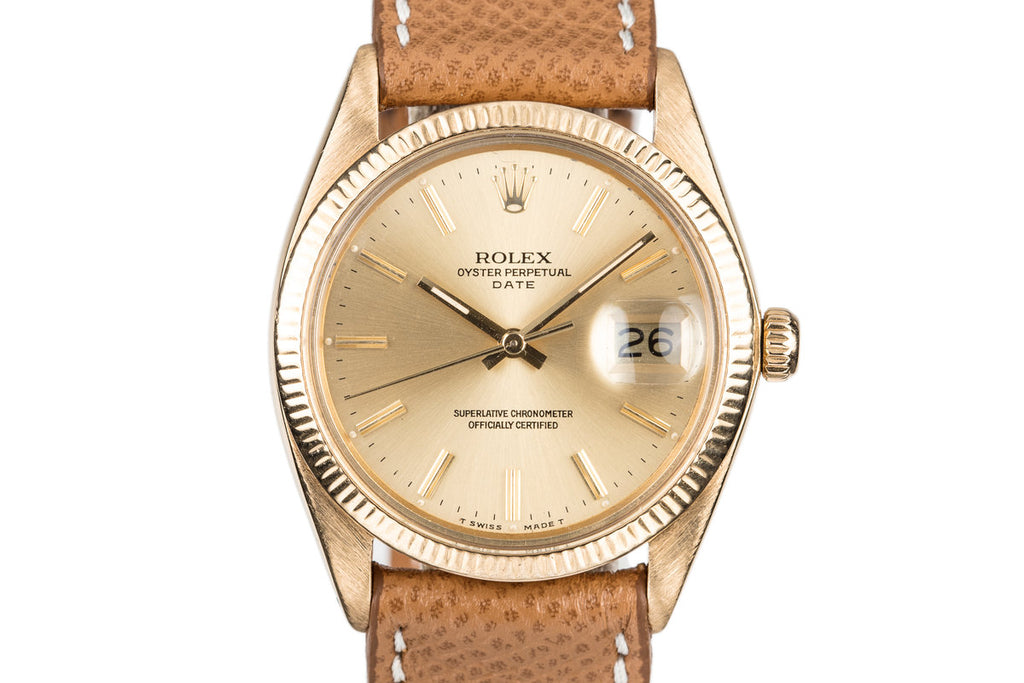 1978 Rolex 18K Date 1503