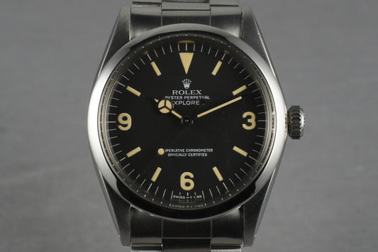 Rolex Explorer 1 1016 with creamy matte dial