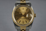 1992 Rolex Two Tone DateJust 16233 with Box and Papers