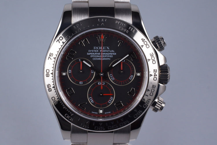 2007 Rolex WG Daytona 116509 Black Dial with Box and Papers