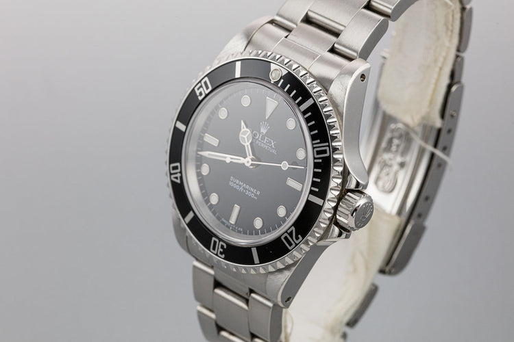 2002 Rolex Submariner 14060 with Service Papers