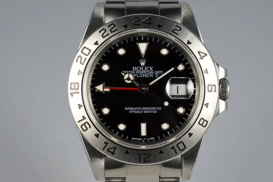 1995 Rolex Explorer II 16570 Black Dial