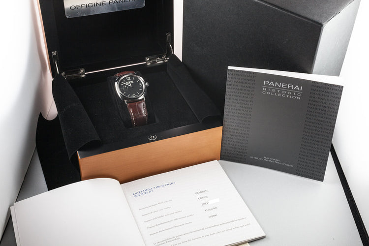 2012 Panerai 42mm Radiomir PAM337 with Box and Papers