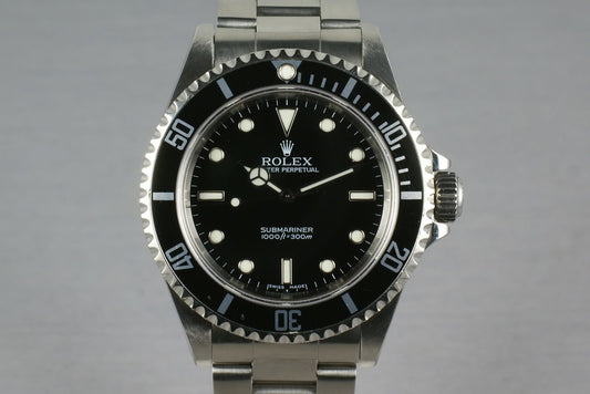 Rolex Submariner 14060 D serial with box and Papers