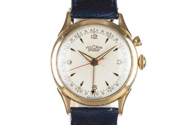 HQ Milton - Vulcain 10K YG Cricket Alarm Watch, Inventory #A268