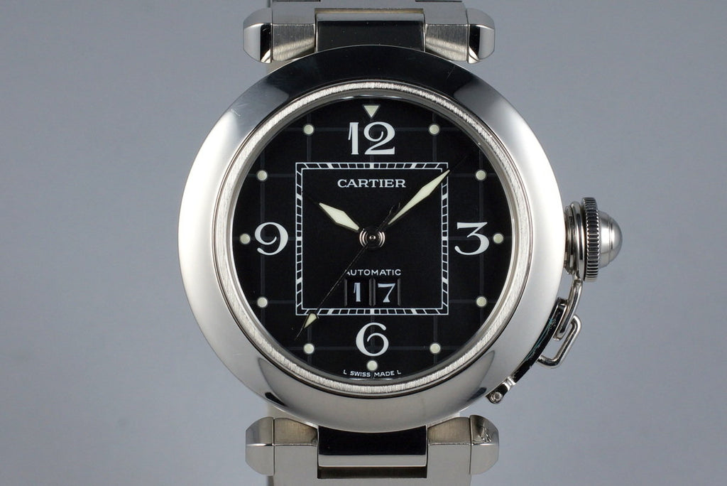 HQ Milton Cartier Pasha 'C' 2475 Black Dial, Inventory #7607