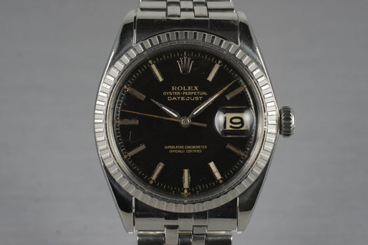 1964 Rolex DateJust 1603 Glossy Gilt Dial