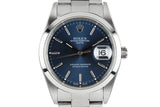2000 Rolex Date 15200 with Blue Dial