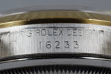 1988 Rolex Two Tone DateJust 16233 with Box and Papers