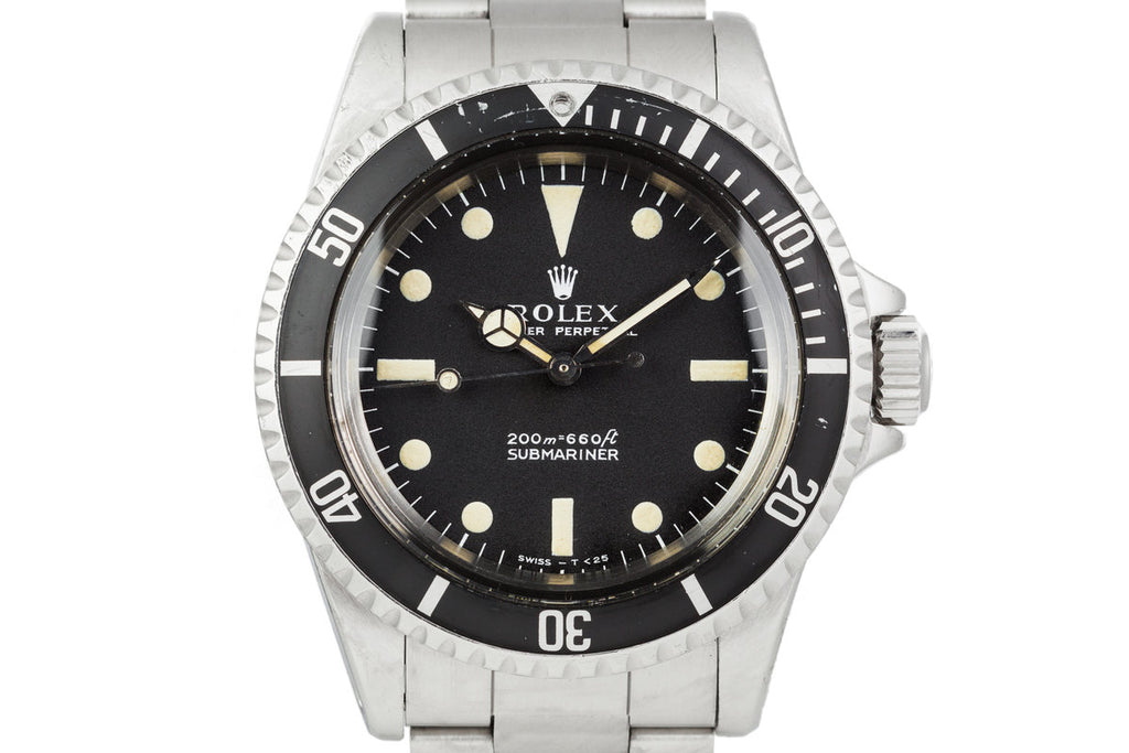 1967 Rolex Submariner 5513 with Meters First Dial