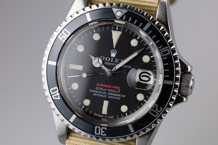 1969 Rolex Red Submariner 1680 with MK II Dial