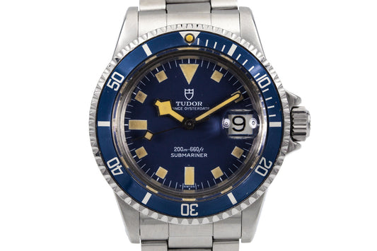 1981 Tudor Submariner 94110 Blue Snowflake